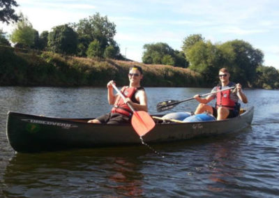 Canoe hire river Wye