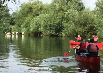 Canoe hire river Wye