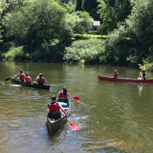Canoe hire river Wye