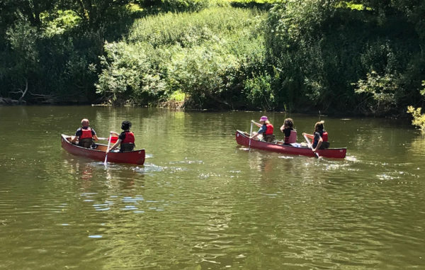 Canoe hire river Wye
