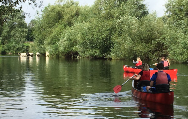 Canoe hire river Wye